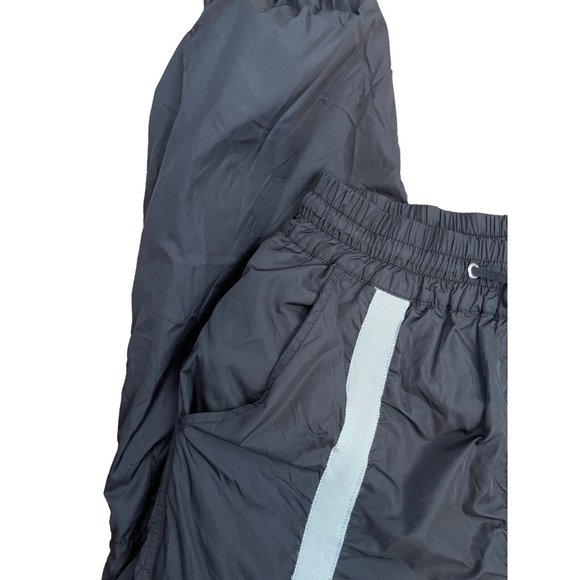 Danielle Guizio Lined Elastic Waist Drawstring Track Pants Black/White Size S - Picture 5 of 7